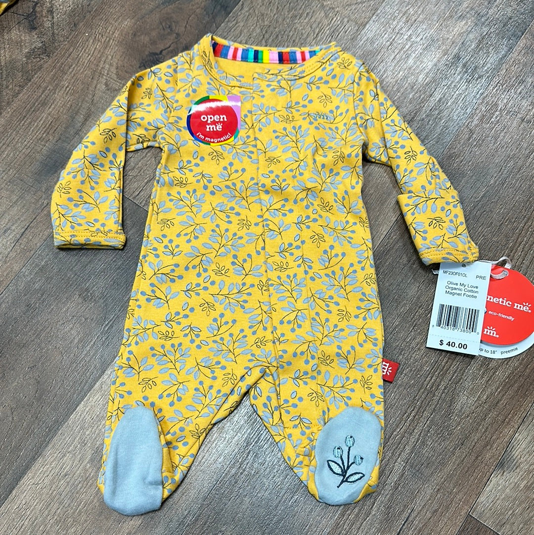 Olive my love magnetic me footie