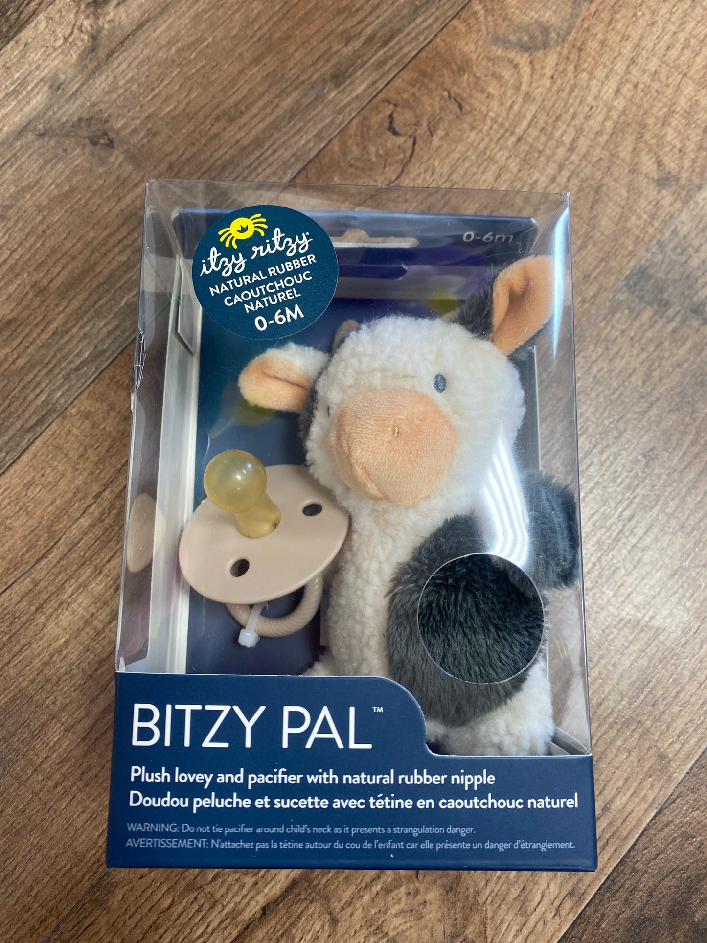 Itzy Ritzy Stuffed Cow Pacifier
