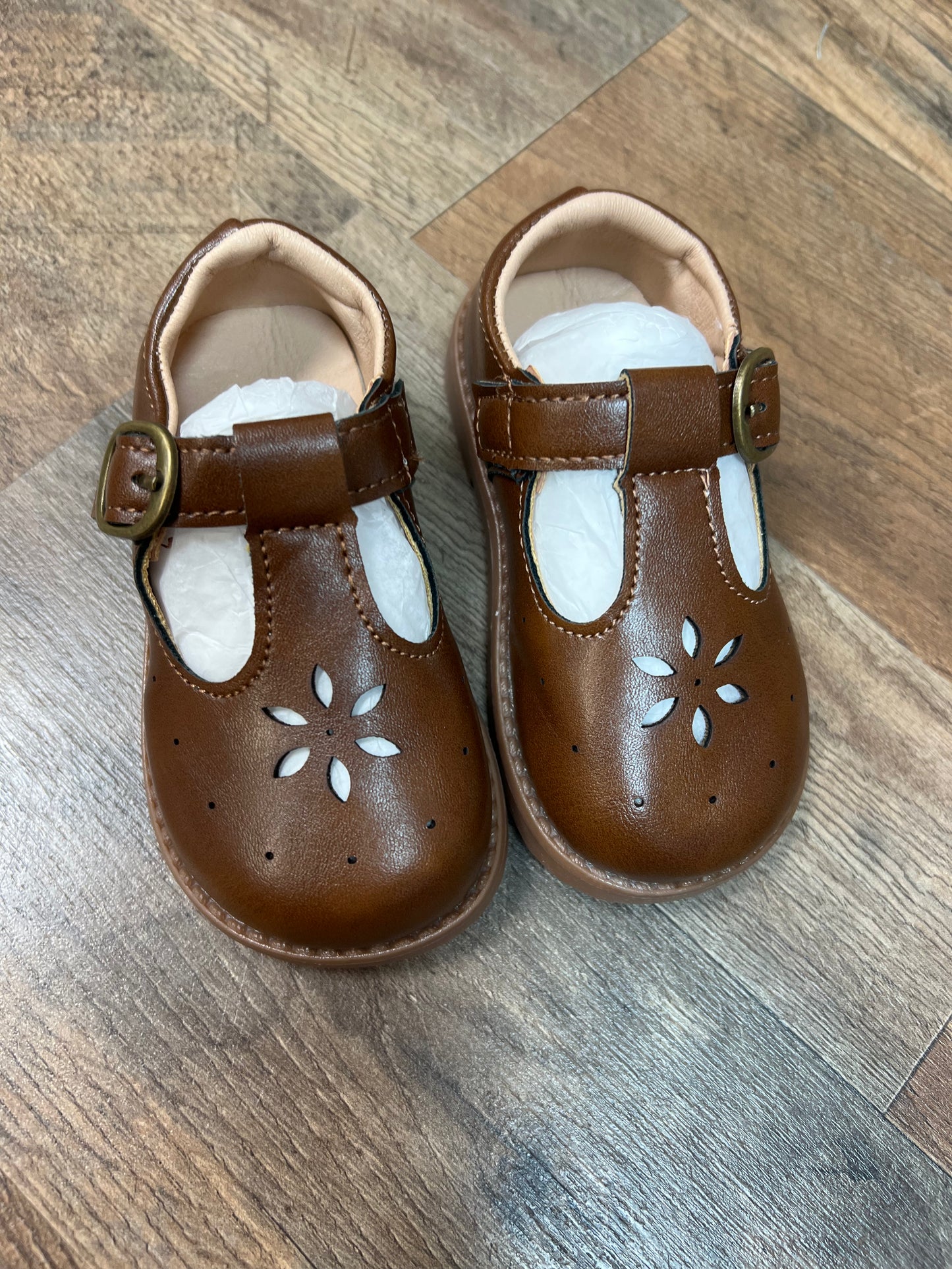 Brown Vintage Mary Jane Shoes