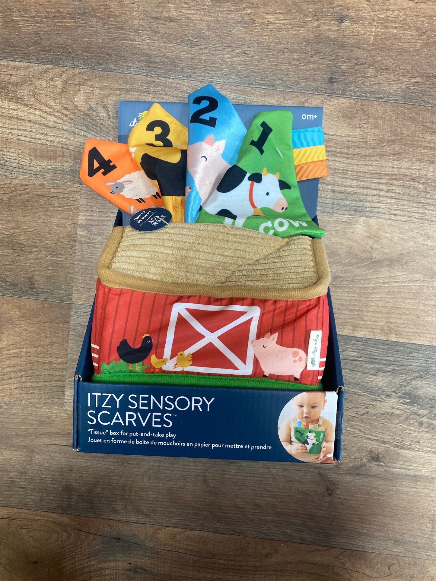 Itzy Ritzy Farm Sensory Scarves