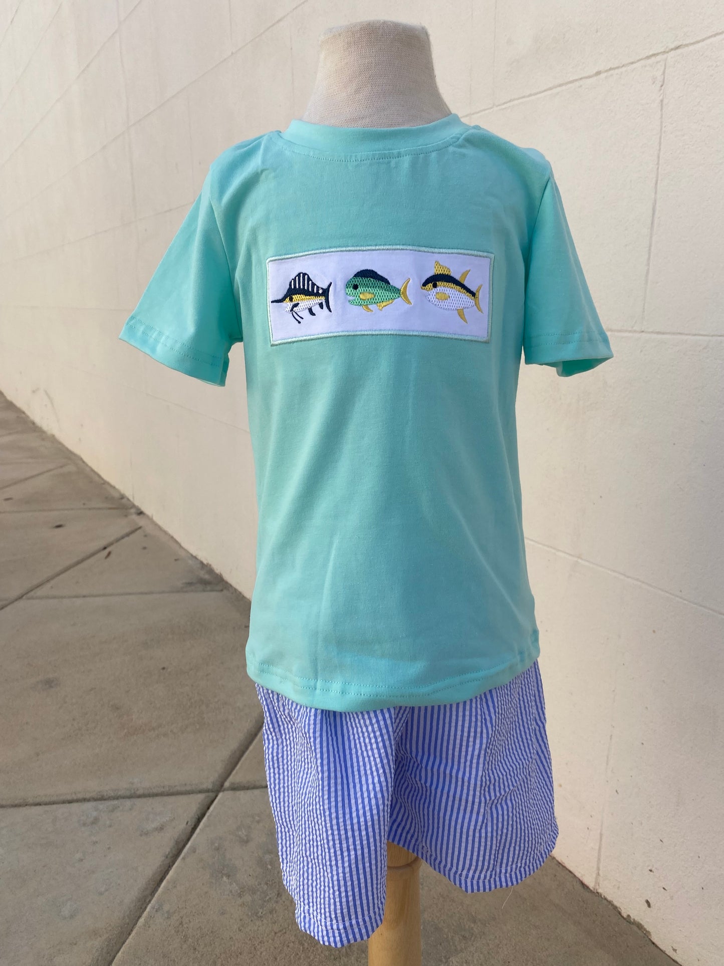 Seersucker Fish Set