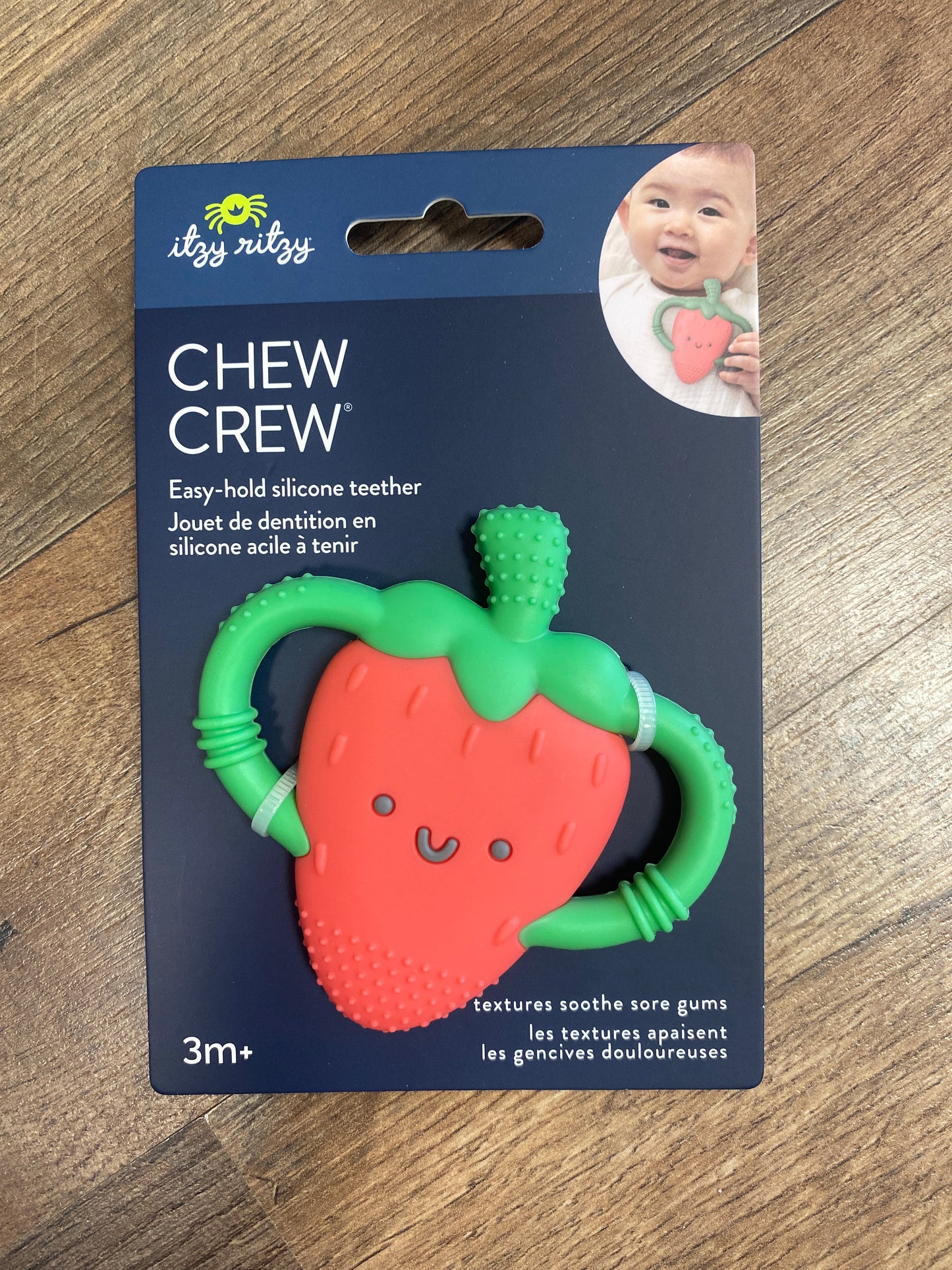 Itzy Ritzy Strawberry Chew Teether