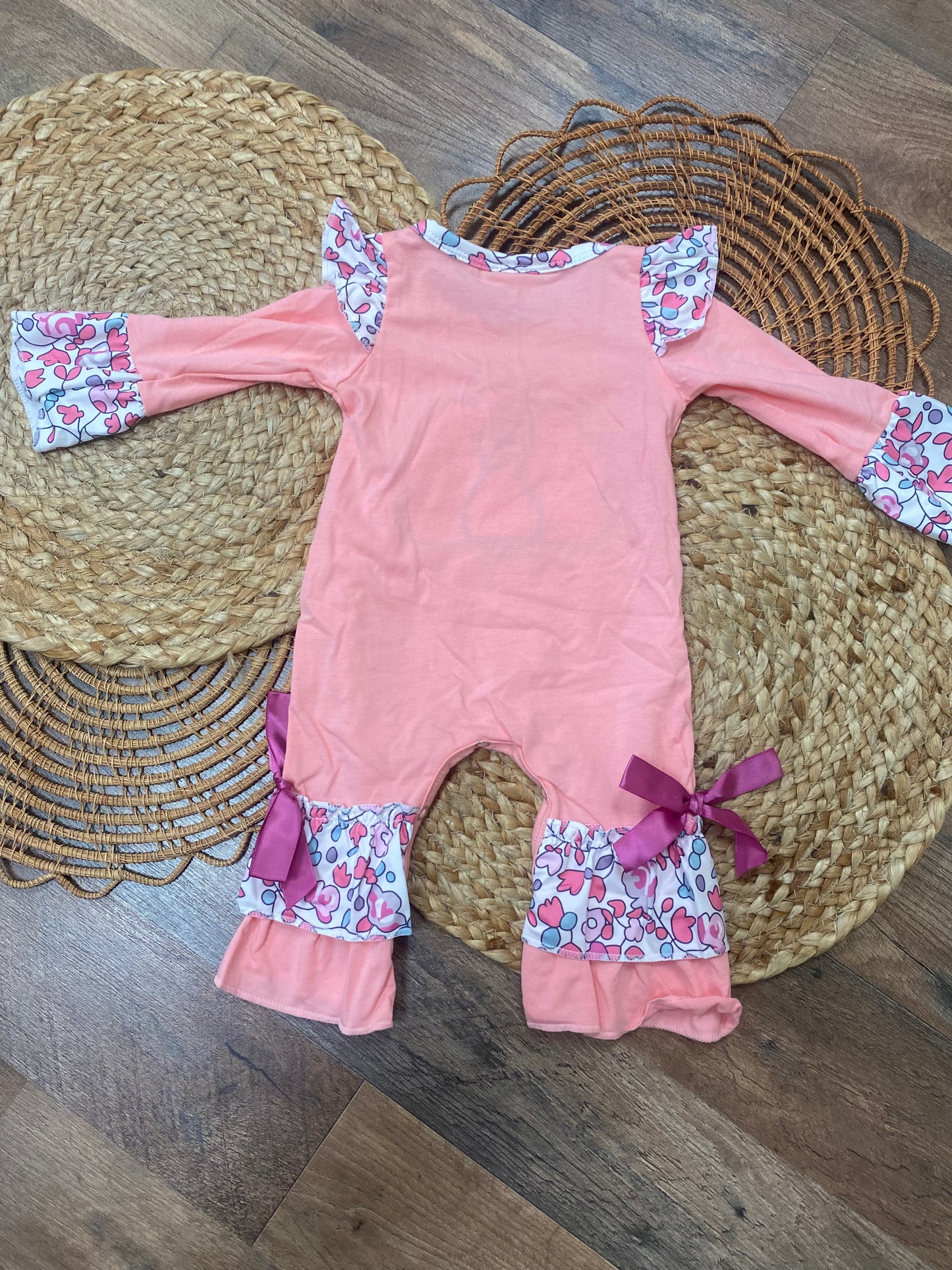 Floral Turkey Romper