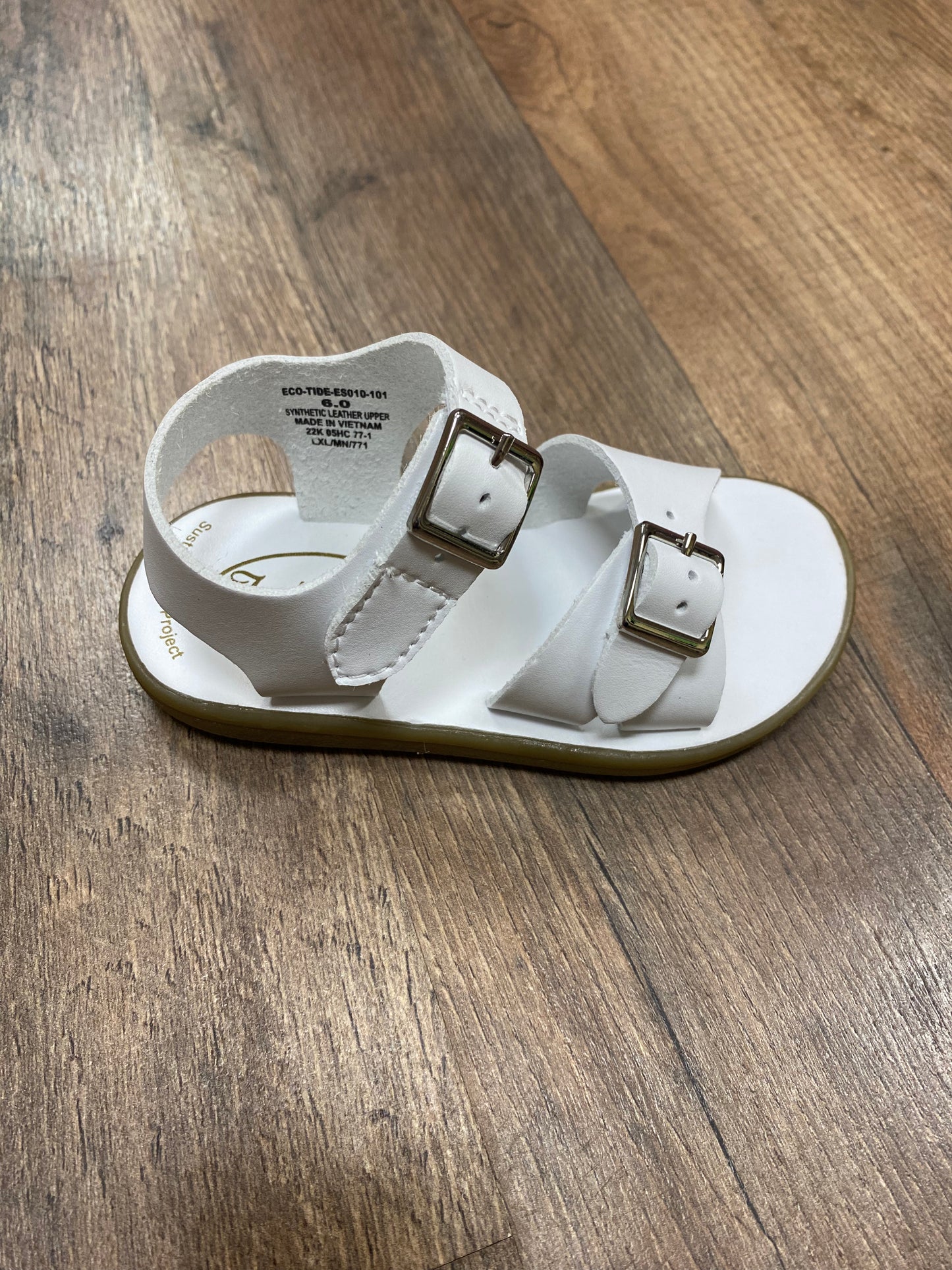 White sandal
