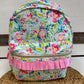 Floral Ruffle backpack