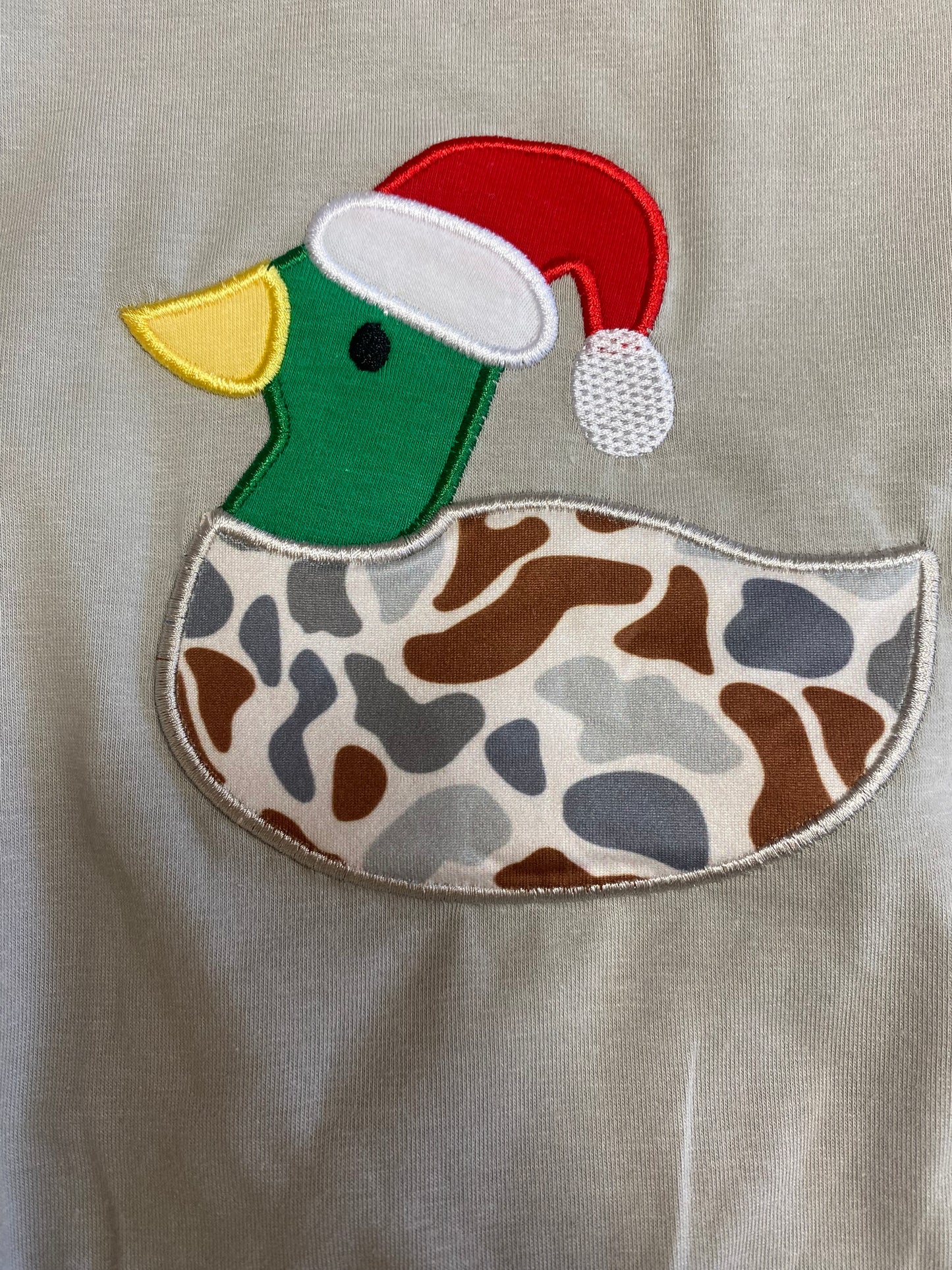 Santa Hat Duck Bubble