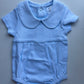 Blue Pleated Bubble