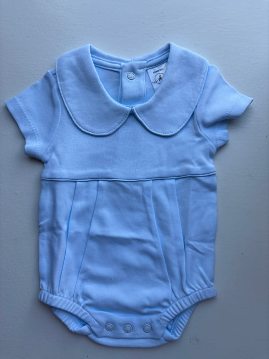 Blue Pleated Bubble