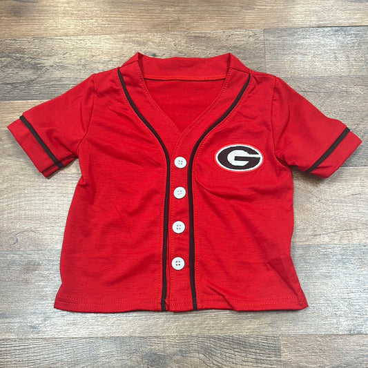 Red Georgia Button shirt