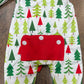 Girl Christmas tree romper