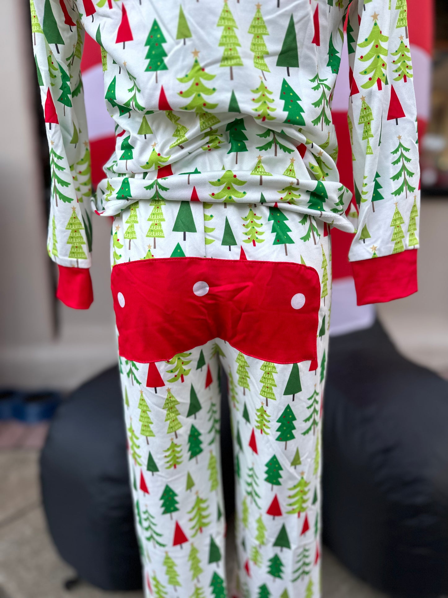 Boy Christmas tree PJ set