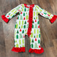 Girl Christmas tree romper