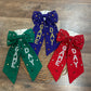 Game day beaded bows