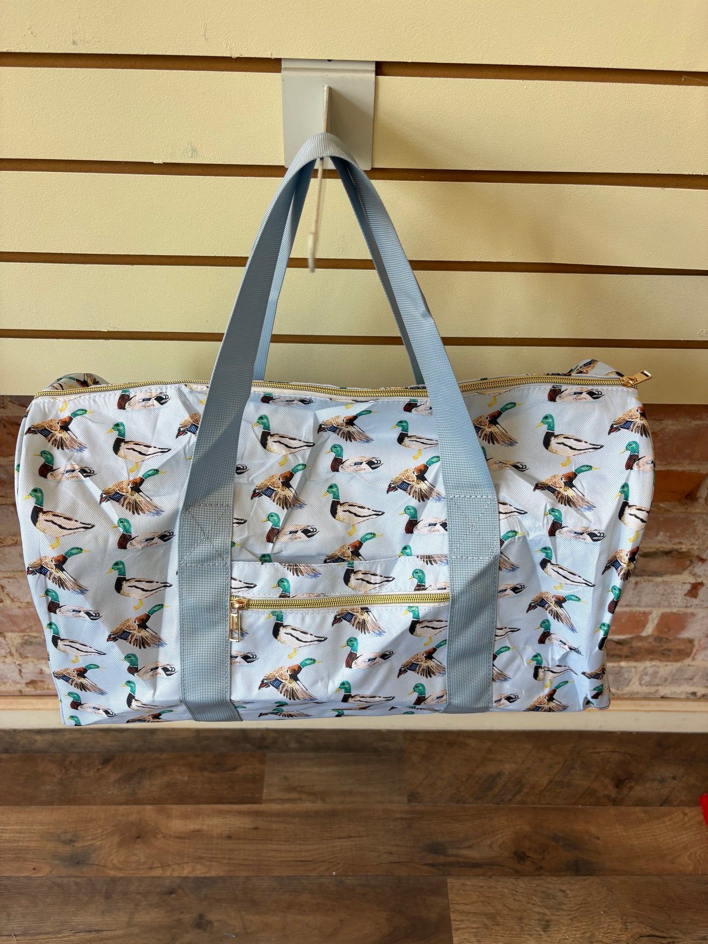 Duck Print Duffle Bag