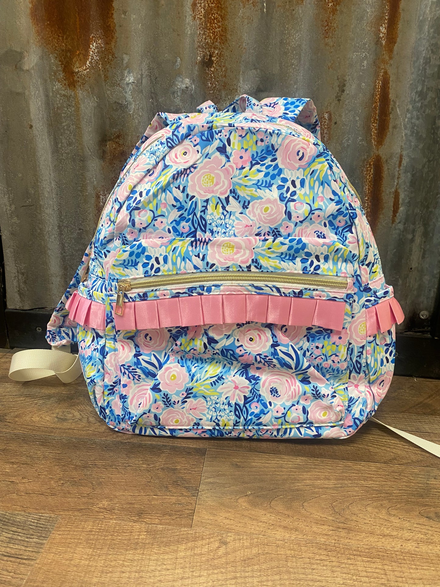 Floral Ruffle backpack