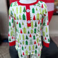 Boy Christmas tree PJ set