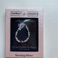 Silver Pearl Cross Bracelet (0-12M)