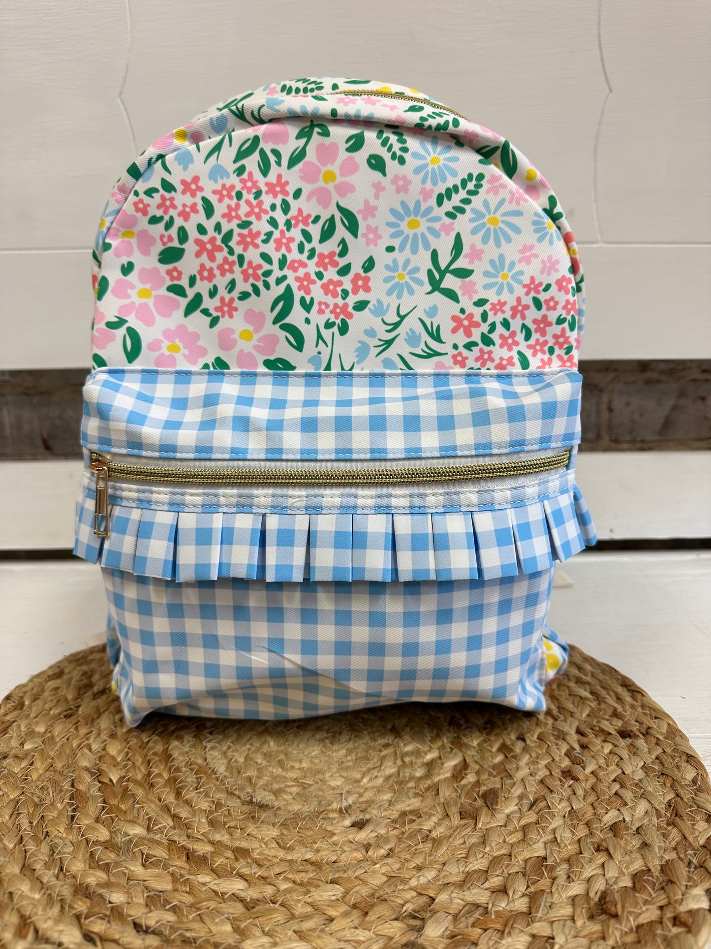 Floral Ruffle backpack