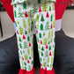 Girl Christmas tree PJ set