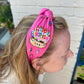 Beaded Happy birthday headband