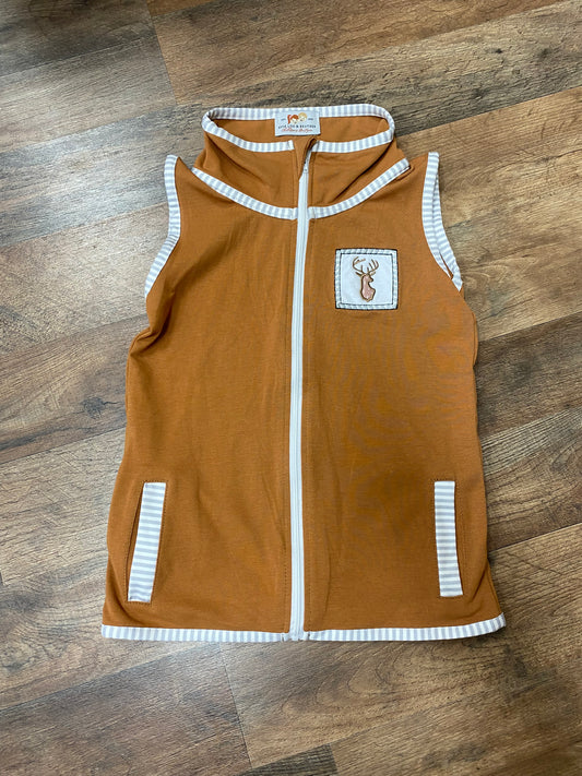 Tan Deer Vest