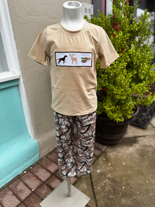 Tan Hunting Camo Set