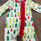 Girl Christmas tree romper