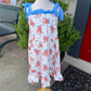 Boots and bows flag lace dress