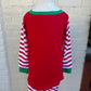 Red and White Stripe Christmas Pajamas
