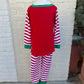 Red and White Stripe Christmas Pajamas
