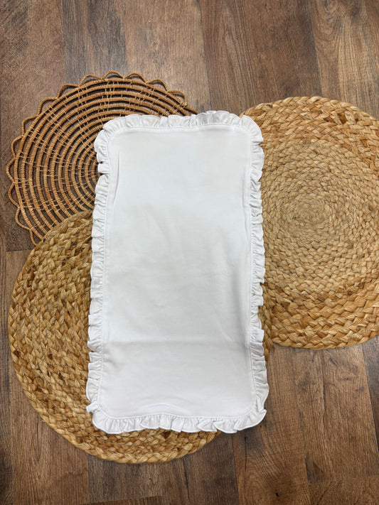 Ruffle Burp Cloth
