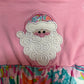 Pink Santa Ruffle Jumpsuit