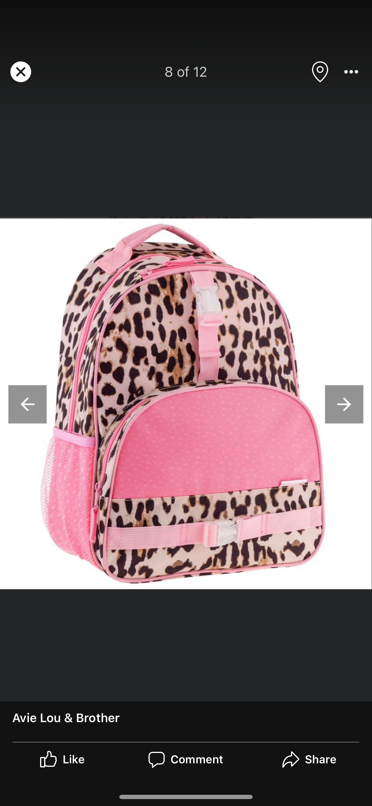 Leopard backpack