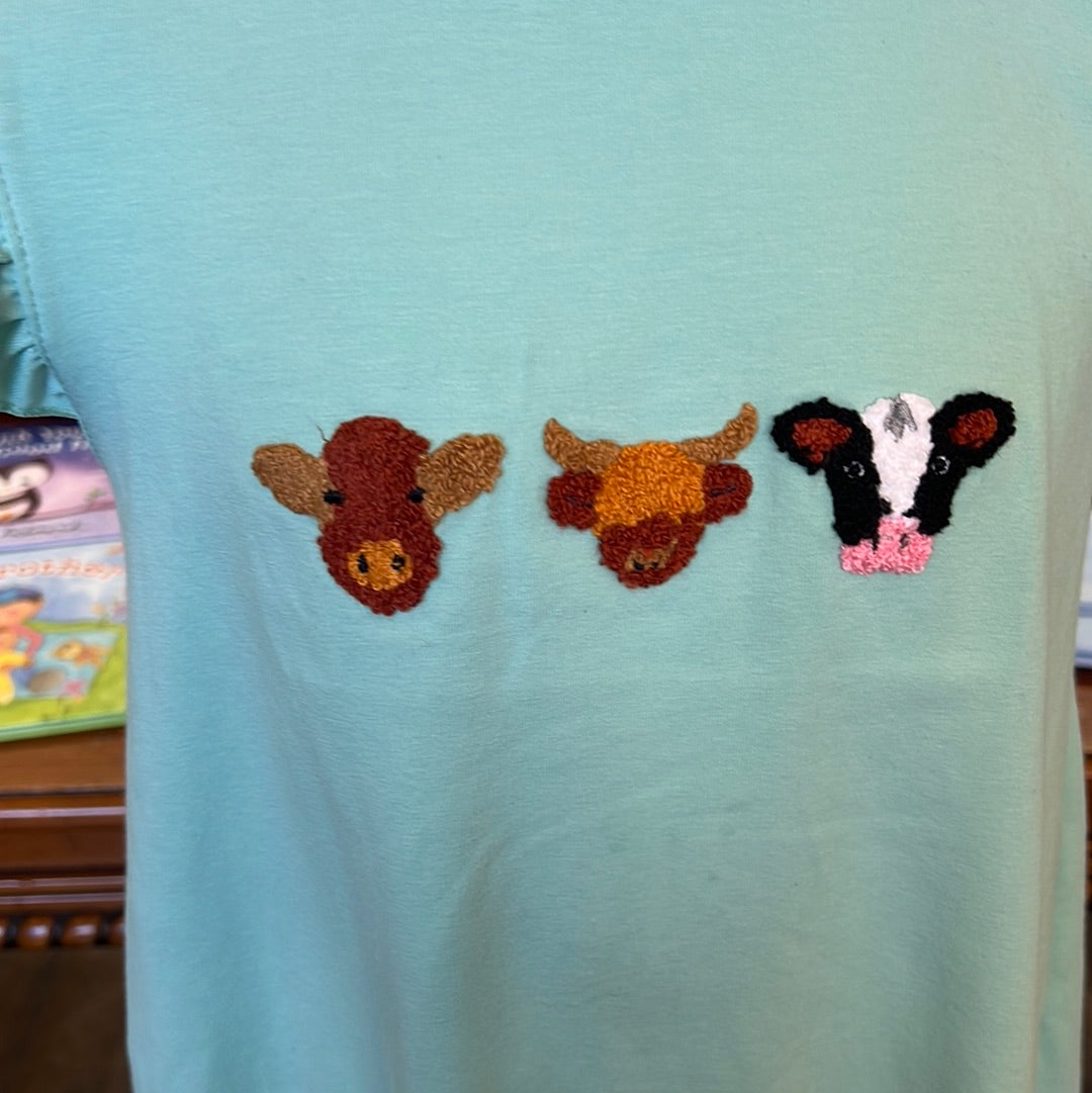 French Knot Cow Set