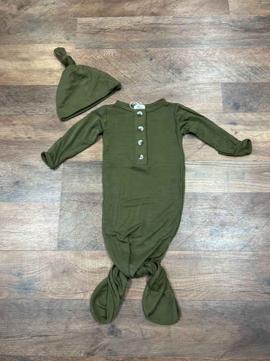 Forest Green Stroller Society Gown