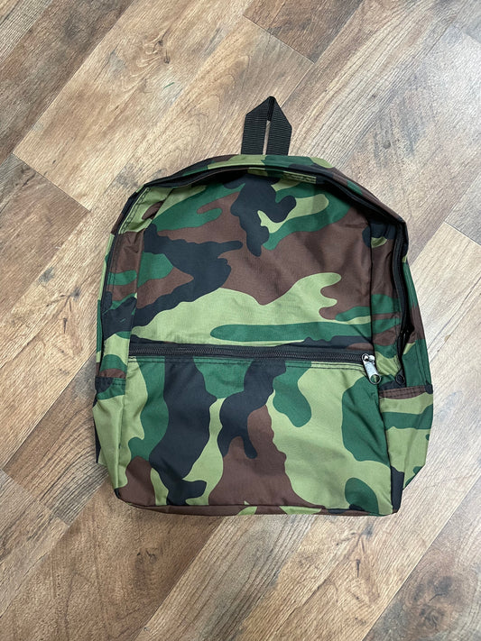 Medium camo backpack