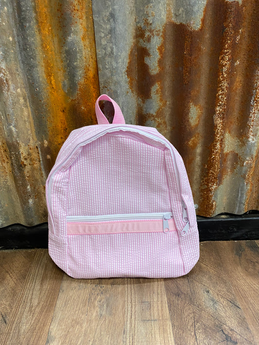 Small pink backpack