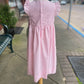 Smocked baby pink dress