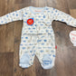 Airplane magnetic me onesie